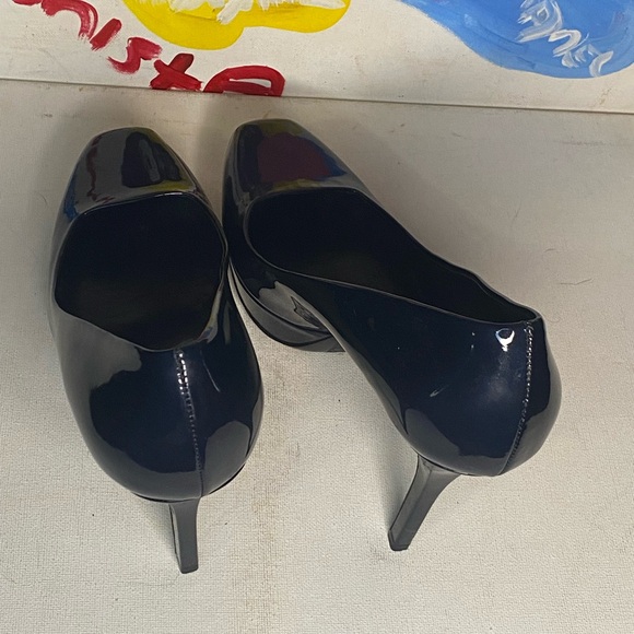 Gucci Navy Blue Patent Stiletto Size 42 - Picture 2 of 6